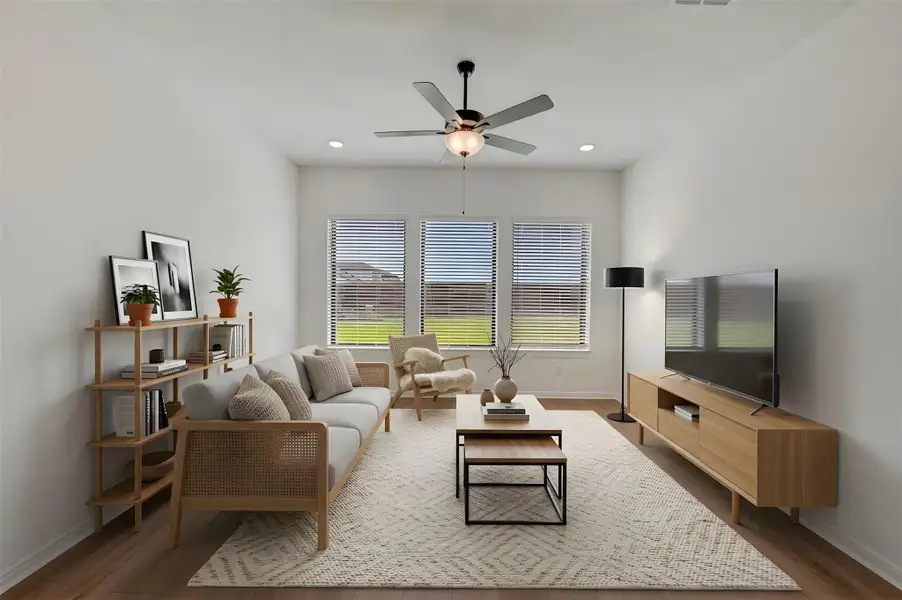 Virtually staged to give you the visual you need to see furniture placement and how the home can live.