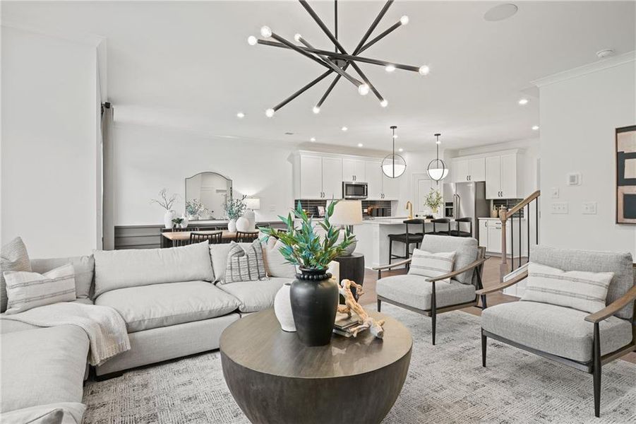Furnished interior view inside a new home in Berkeley Mill, Cumming (Image 15).
