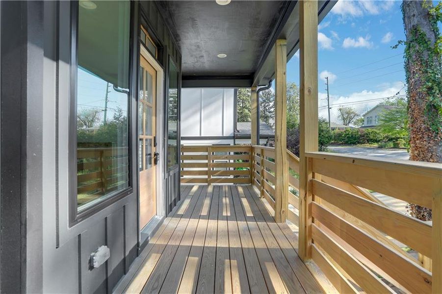 Exterior details and patio area of a home in , Scottdale (Image 3).