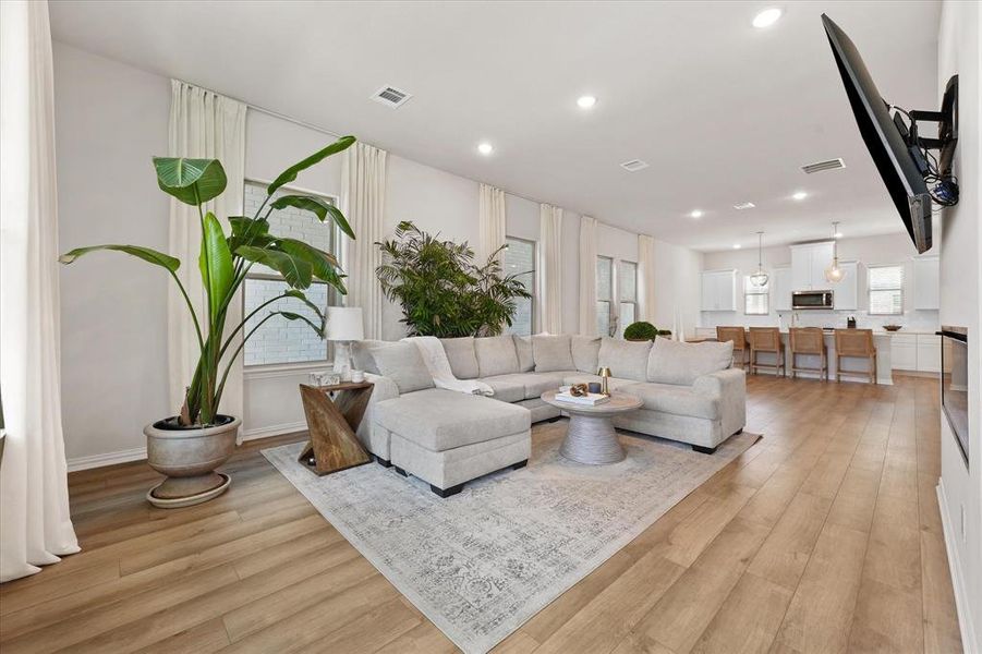 Furnished interior view inside a new home in Tenison Village at Buckner Terrace, Dallas (Image 26).