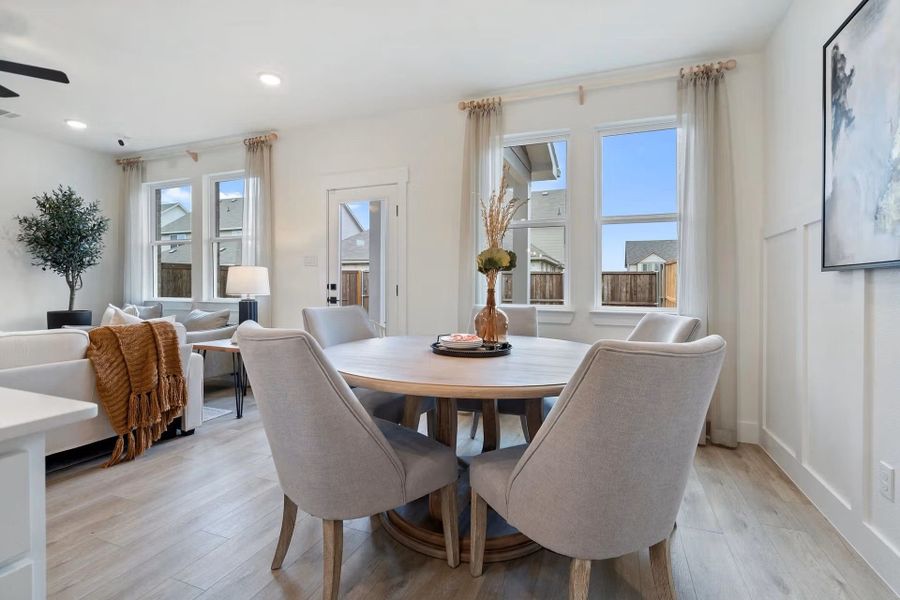Furnished interior view inside a new home in Lake Park Villas, Wylie (Image 11).