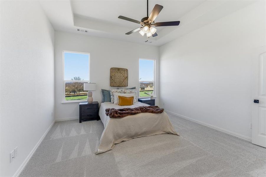 Furnished interior view inside a new home in Oak Grove Addition, Springtown (Image 10).