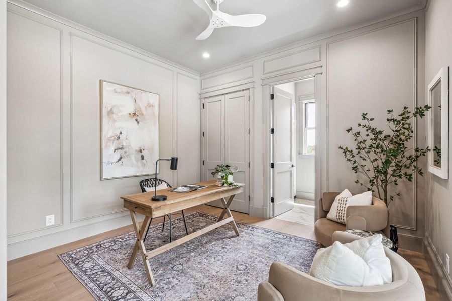 Furnished interior view inside a new home in , Johns Island (Image 70).