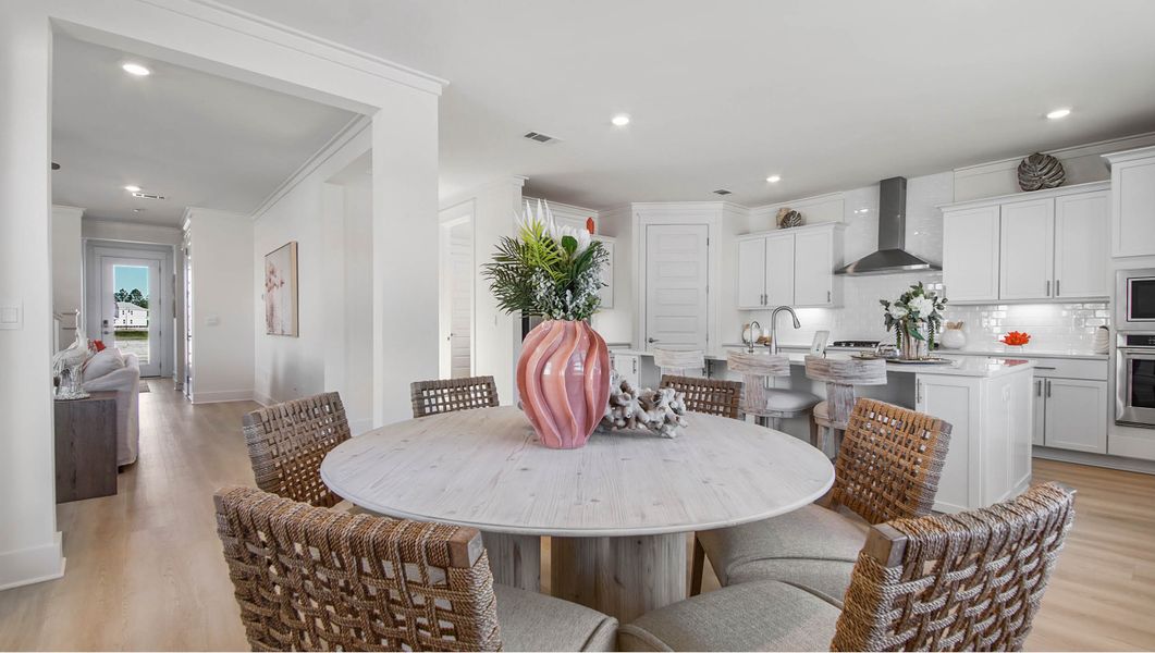 Furnished interior view inside a new home in Parkside, Santa Rosa Beach (Image 18).
