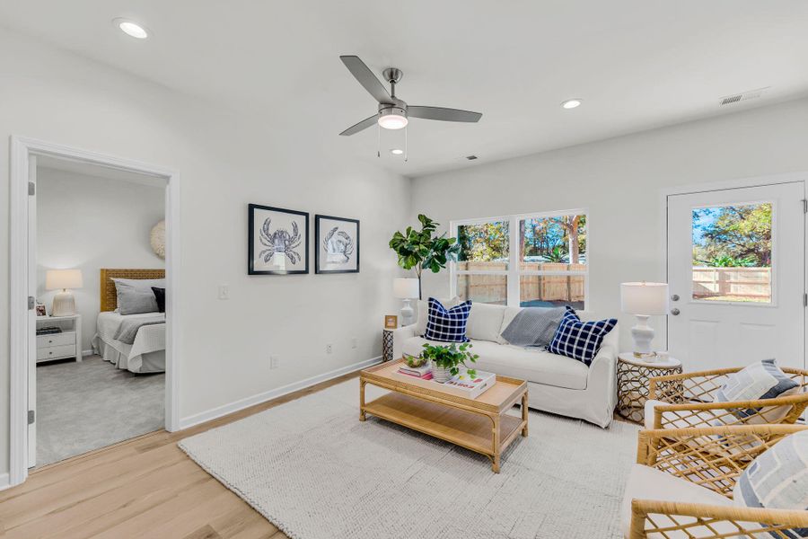 Furnished interior view inside a new home in , Charleston (Image 10).