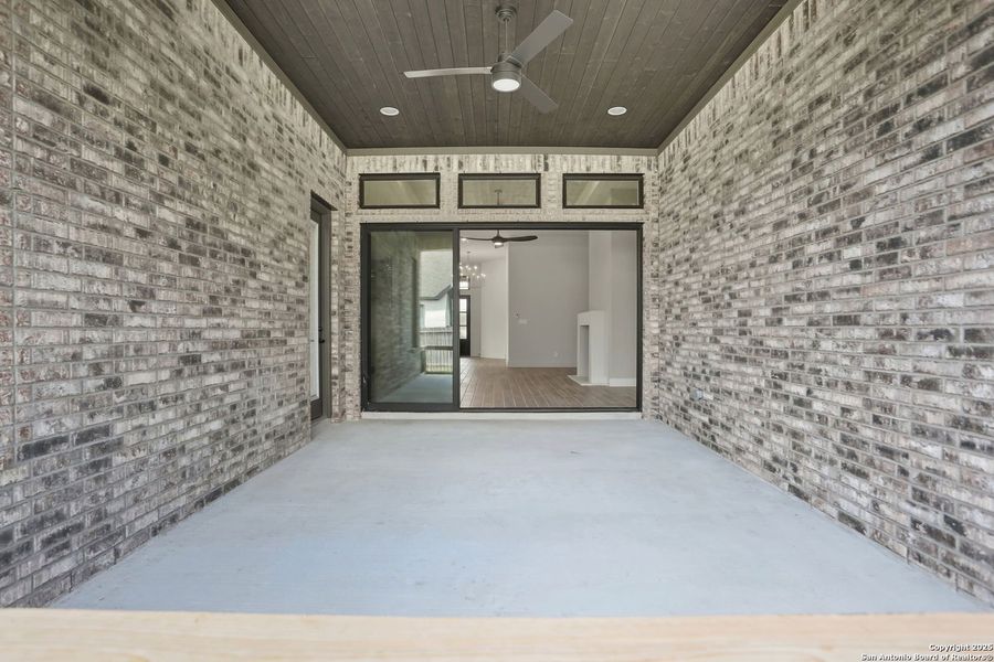 Exterior details and patio area of a home in Kinder Ranch 70's, San Antonio (Image 15). Exterior details and patio area of a home in Kinder Ranch 70's, San Antonio (Image 15).