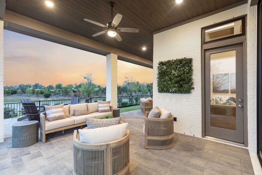 Representative Patio - some options shown