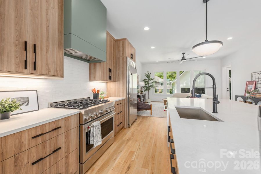 Furnished interior view inside a new home in , Charlotte (Image 29).