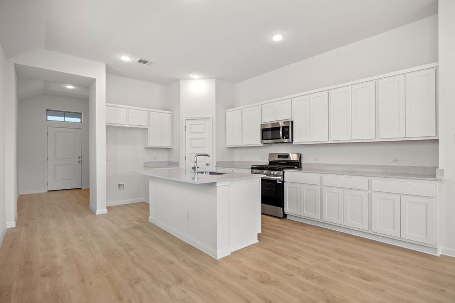 Furnished interior view inside a new home in Trinity Ranch, Elgin (Image 8).