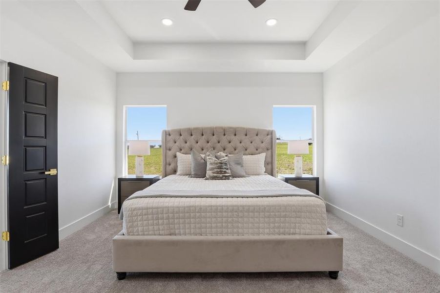 Furnished interior view inside a new home in , Godley (Image 9).