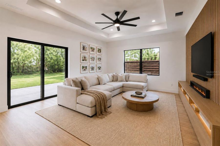 Furnished interior view inside a new home in , North Port (Image 29). Furnished interior view inside a new home in , North Port (Image 29).