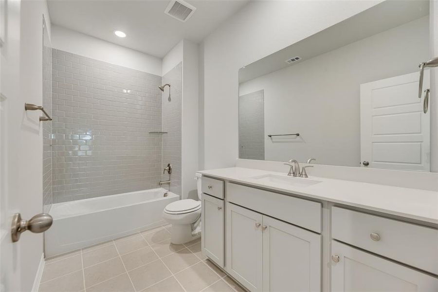 Furnished interior view inside a new home in Valencia On The Lake, Little Elm (Image 6).