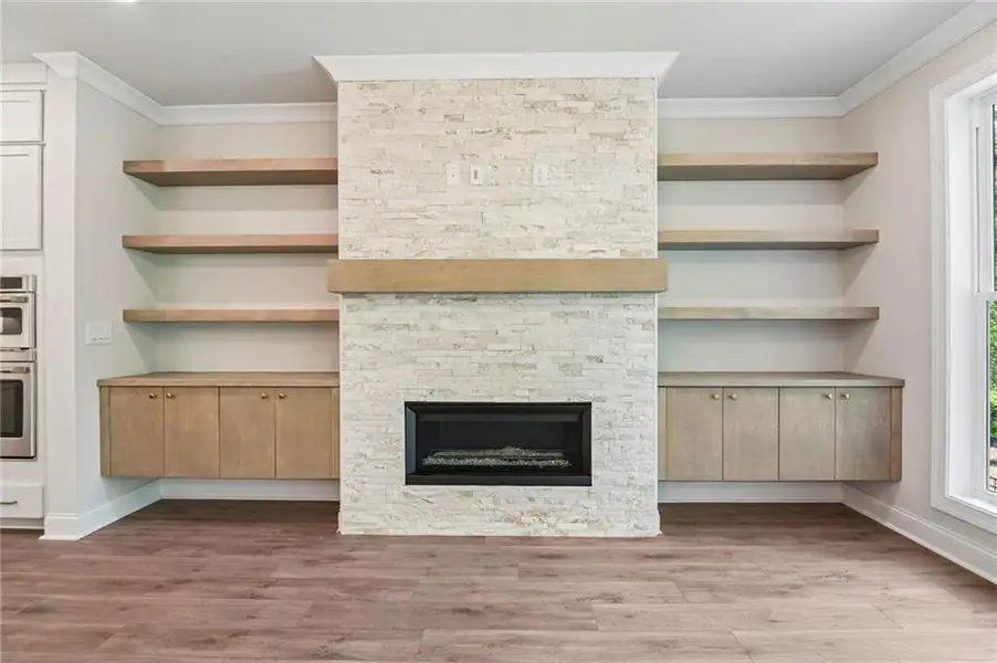 Furnished interior view inside a new home in Waterside, Peachtree Corners (Image 7).