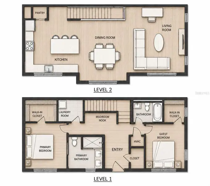 2D floor plan layout of this home in , St. Petersburg, FL (Image 3).