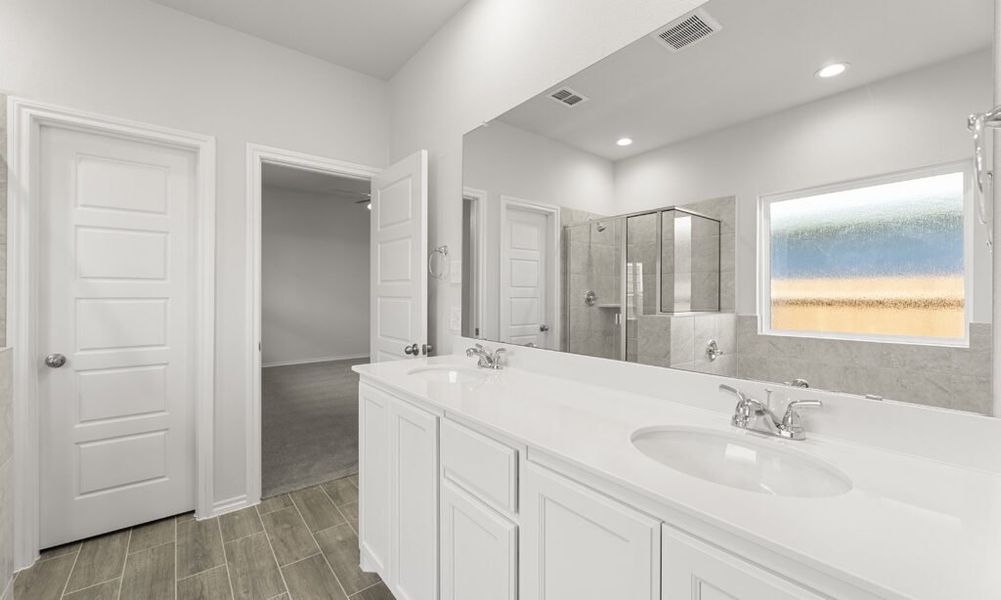 Representative exterior photo of a completed home built from the Thorndale by Impression Homes in Heartland, Heartland, TX (Image 21). Representative exterior photo of a completed home built from the Thorndale by Impression Homes in Heartland, Heartland, TX (Image 21).