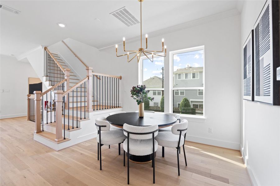 Furnished interior view inside a new home in , Houston (Image 16). Furnished interior view inside a new home in , Houston (Image 16).