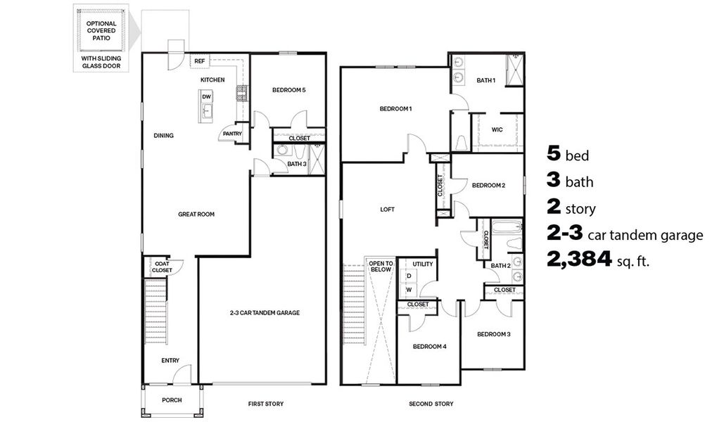 2D floor plan layout for the Kleindale - C30K by D.R. Horton in The Oasis at Rocking K, Vail, AZ (Image 3). 2D floor plan layout for the Kleindale - C30K by D.R. Horton in The Oasis at Rocking K, Vail, AZ (Image 3).