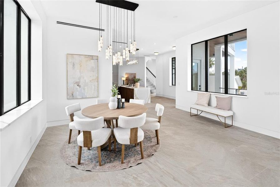 Furnished interior view inside a new home in , Sarasota (Image 15).