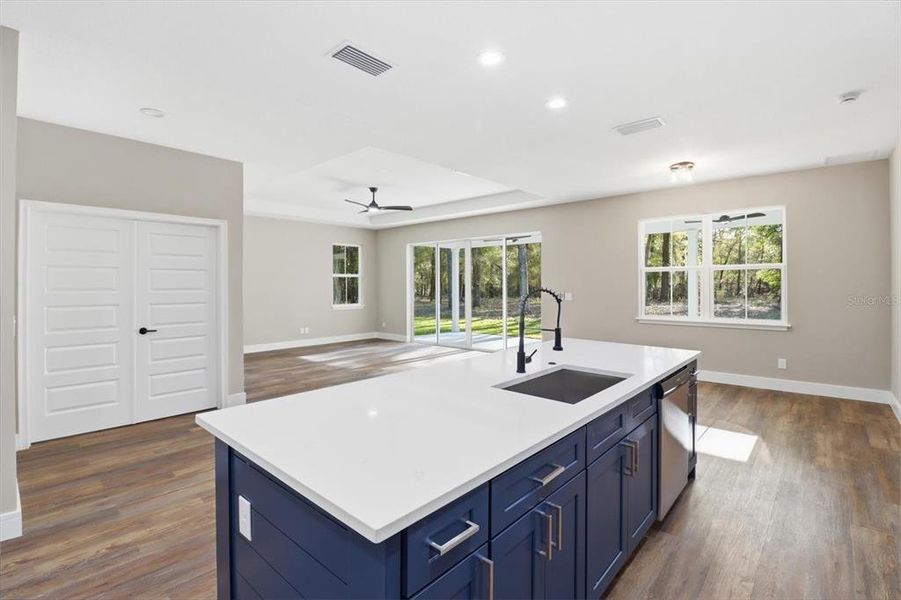 Furnished interior view inside a new home in , Dunnellon (Image 7).