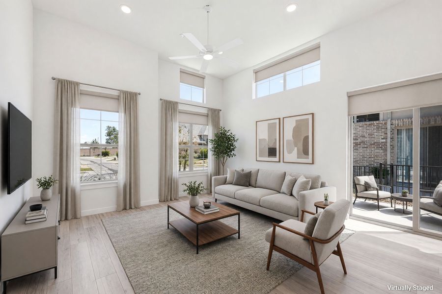 Furnished interior view inside a new home in Woodbridge Villas, Wylie (Image 5).