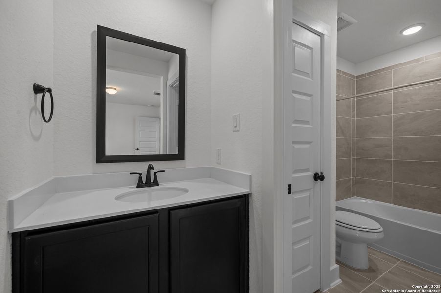Furnished interior view inside a new home in Stillwater Ranch, San Antonio (Image 6).