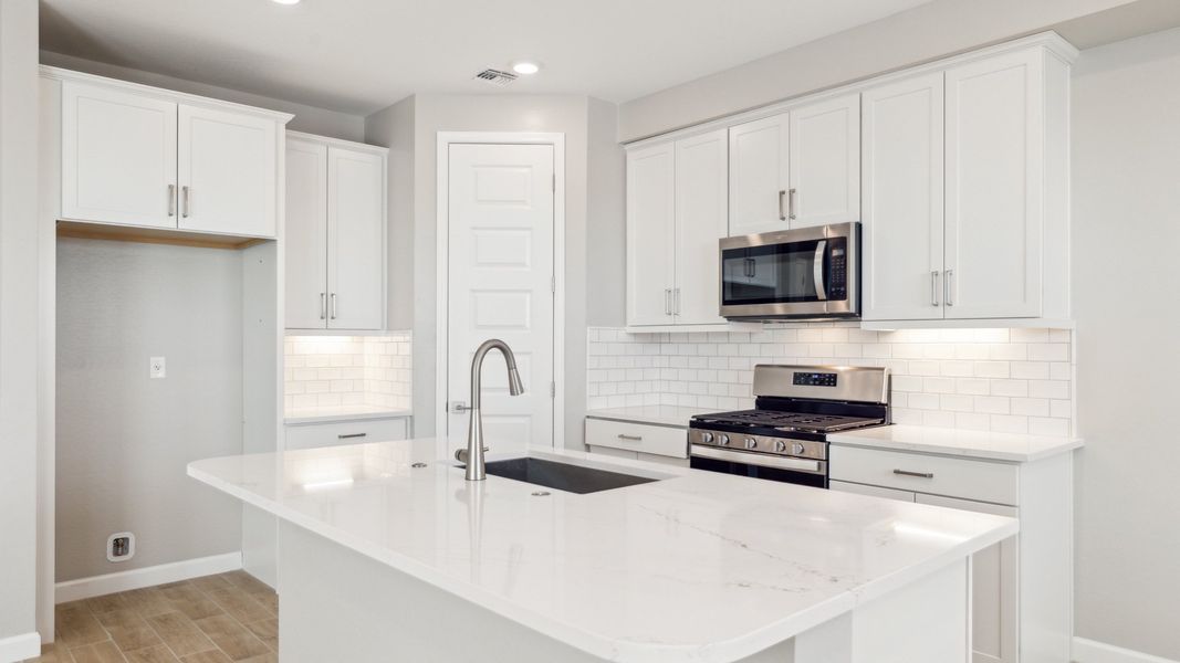 Furnished interior view inside a new home in Talinn Towns at Desert Ridge, Phoenix (Image 7).