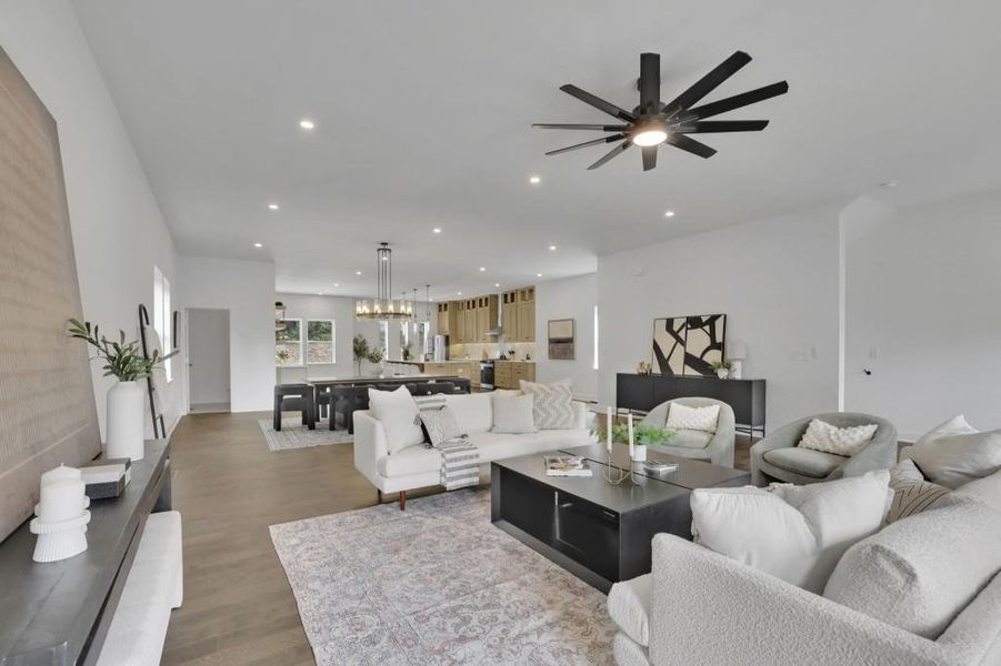 Furnished interior view inside a new home in , Buford (Image 35).