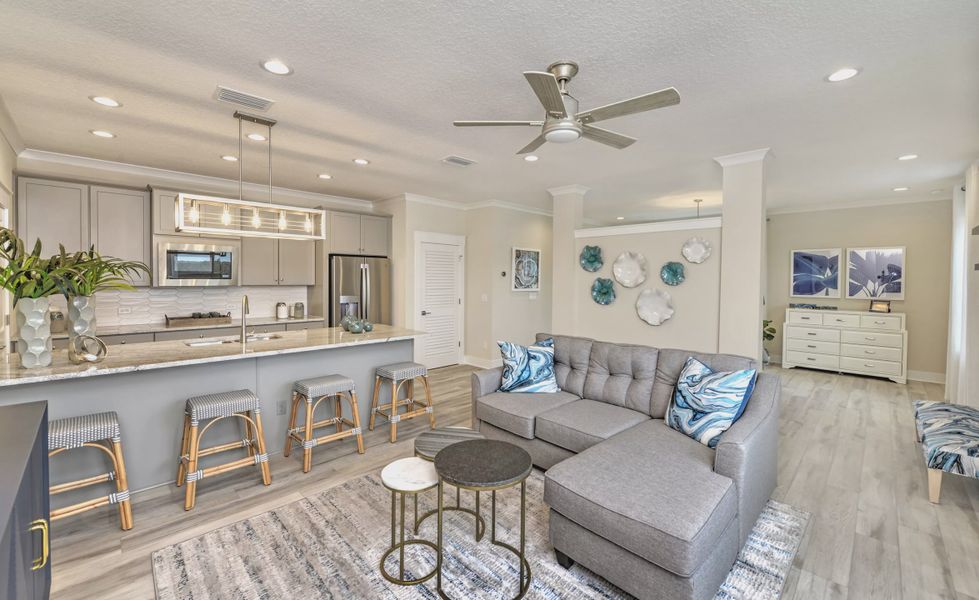 Furnished interior view inside a new home in Seven Pines, Jacksonville (Image 33).