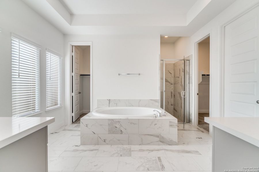 Furnished interior view inside a new home in , New Braunfels (Image 9).