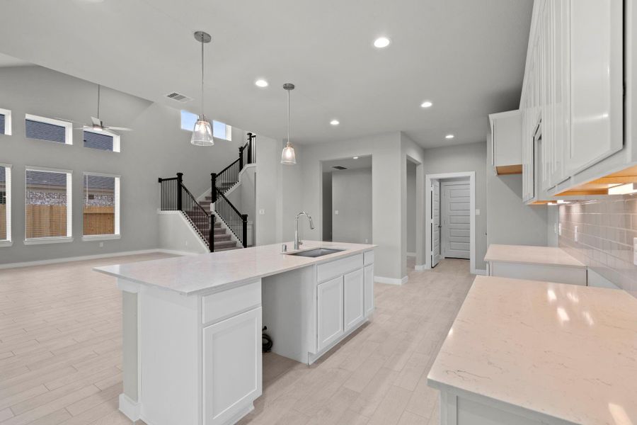 Furnished interior view inside a new home in Briarwood Crossing, Rosenberg (Image 12).