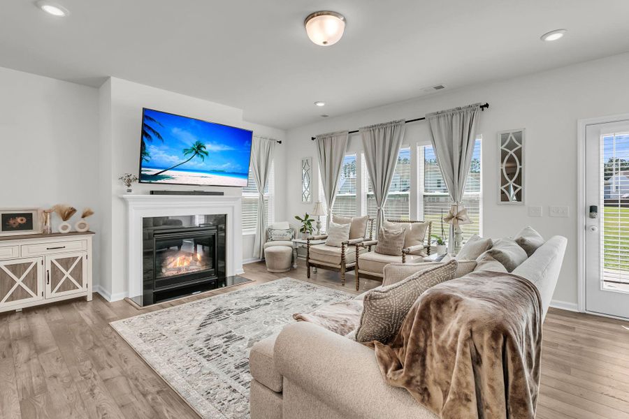 Furnished interior view inside a new home in , Summerville (Image 13). Furnished interior view inside a new home in , Summerville (Image 13).