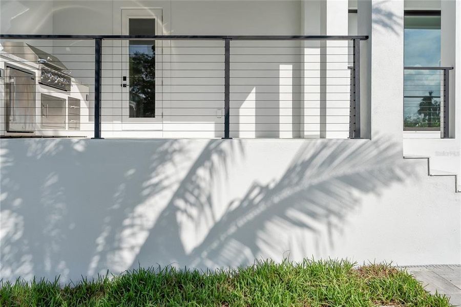 Exterior details and patio area of a home in , Longboat Key (Image 42). Exterior details and patio area of a home in , Longboat Key (Image 42).