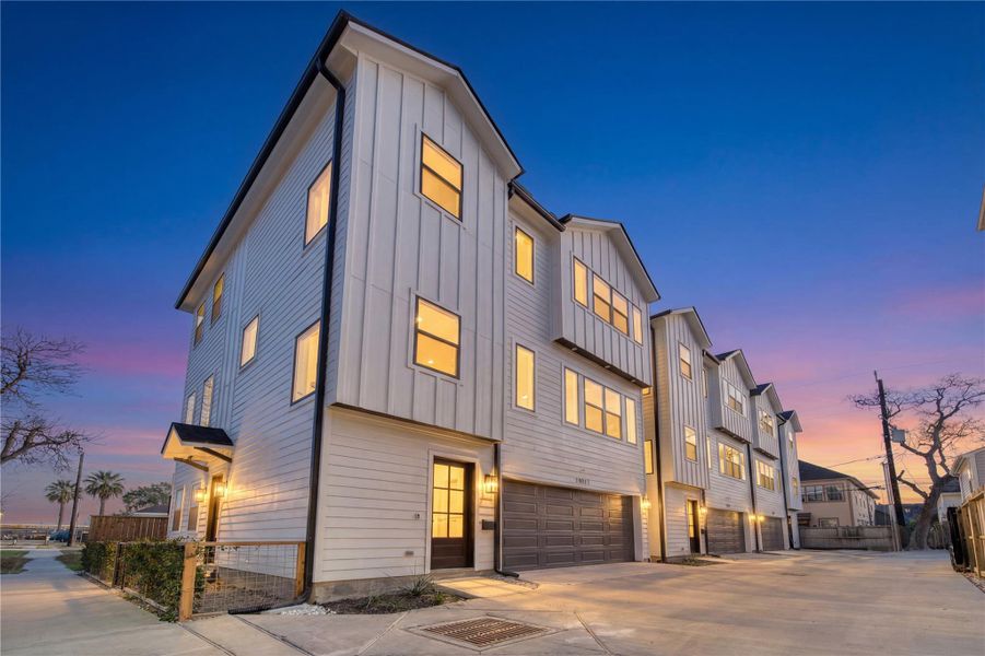 Wheeler Street features three beautiful free standing homes.
