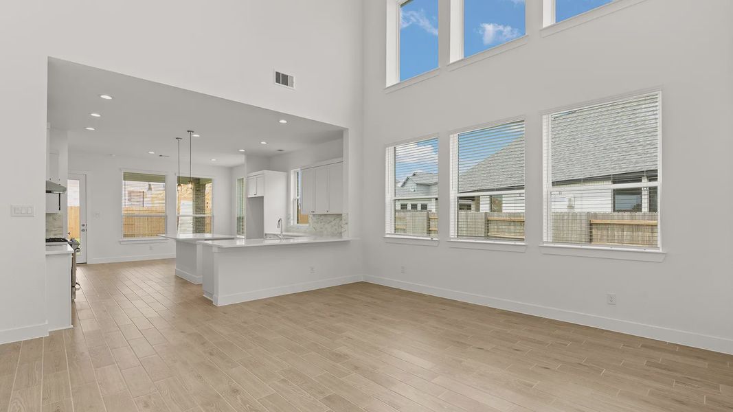 Representative unfurnished interior of a home built from the Lorne by Chesmar Homes in Artavia, Conroe (Image 13). Representative unfurnished interior of a home built from the Lorne by Chesmar Homes in Artavia, Conroe (Image 13).
