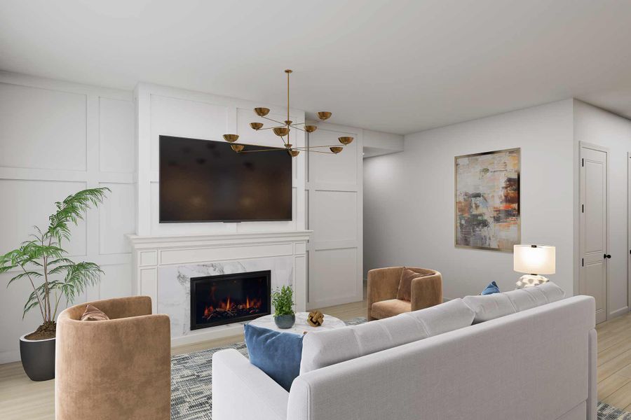 The Bonnie - Optional Fireplace