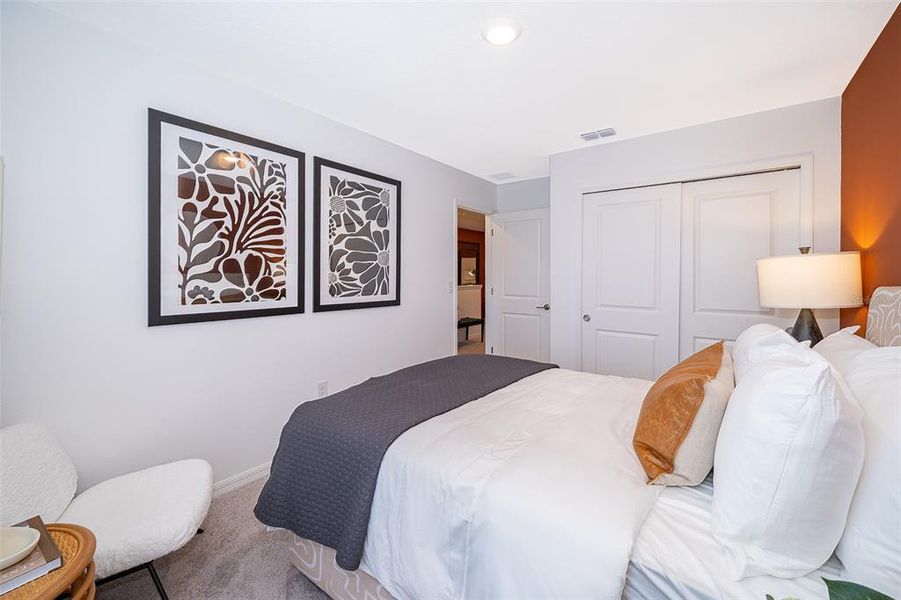 Furnished interior view inside a new home in Horse Creek at Crosswinds, Davenport (Image 20).