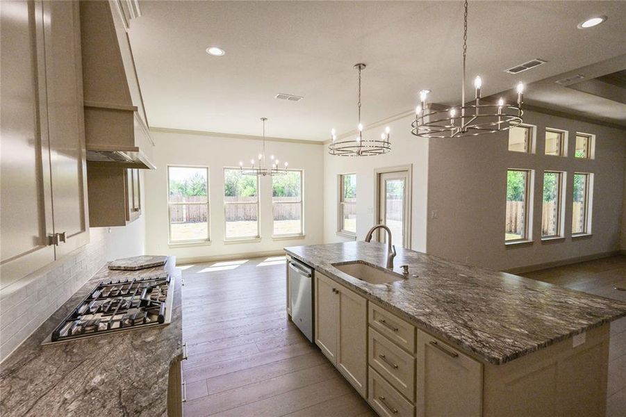 Furnished interior view inside a new home in , Abilene (Image 12).