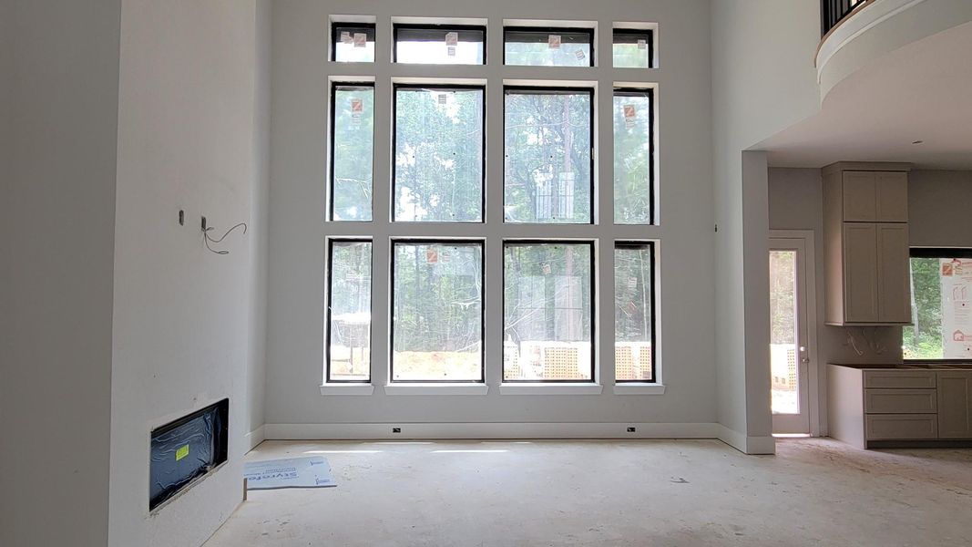 Family Room with wall of windows, Family Room with wall of windows,