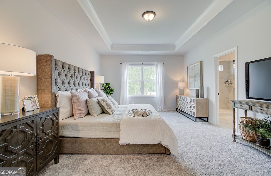 Furnished interior view inside a new home in Millstone at Mundy Mill, Gainesville (Image 13).