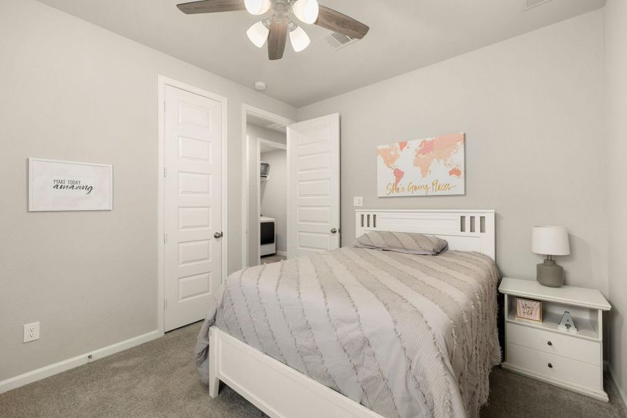 Furnished interior view inside a new home in Meridiana, Manvel (Image 8).