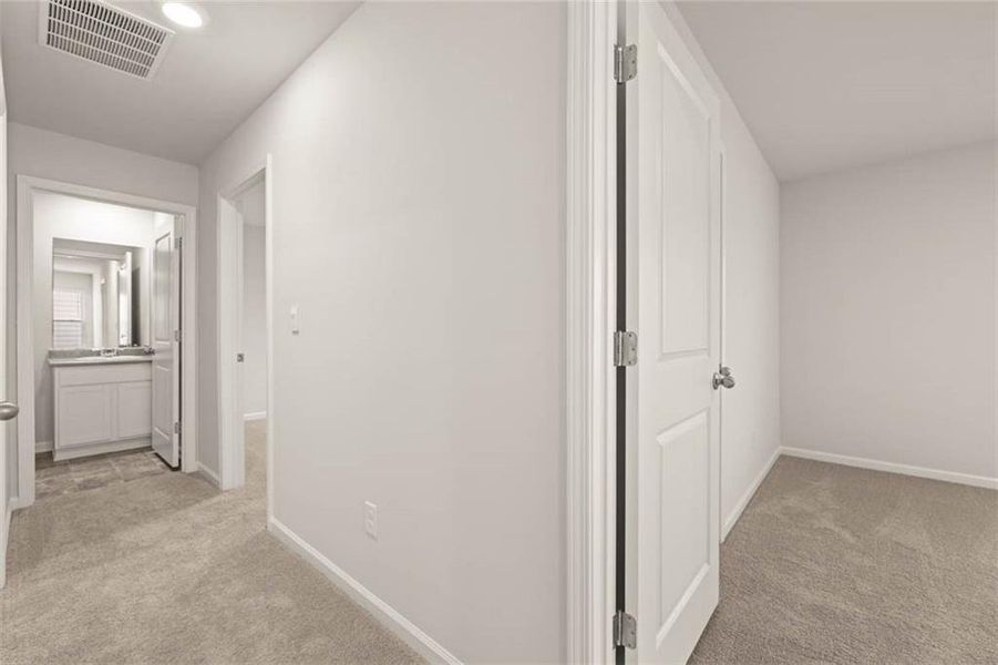 Spacious, unfurnished interior of a new home in Poplar Preserve, Newnan (Image 23).