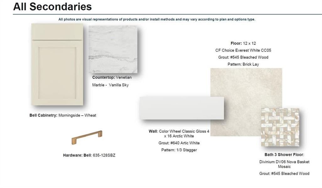Sample of building materials used in homes in Byers Park, Alpharetta (Image 45).