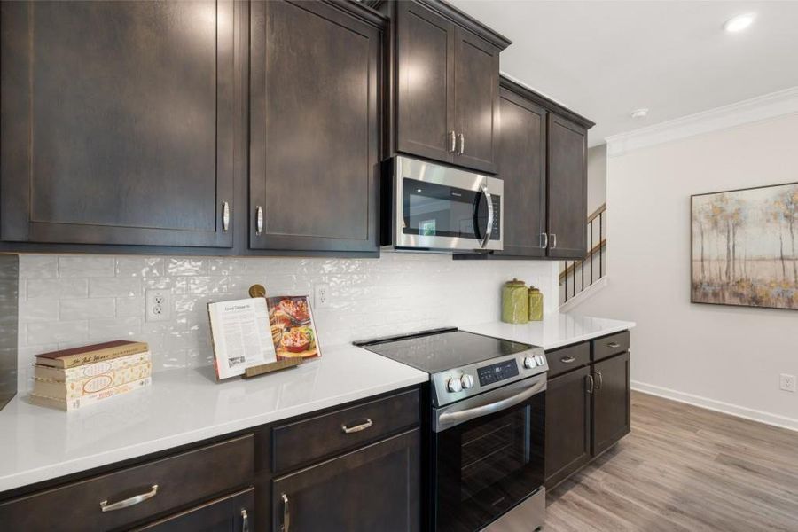 Furnished interior view inside a new home in Varnell Preserve, Dalton (Image 10).
