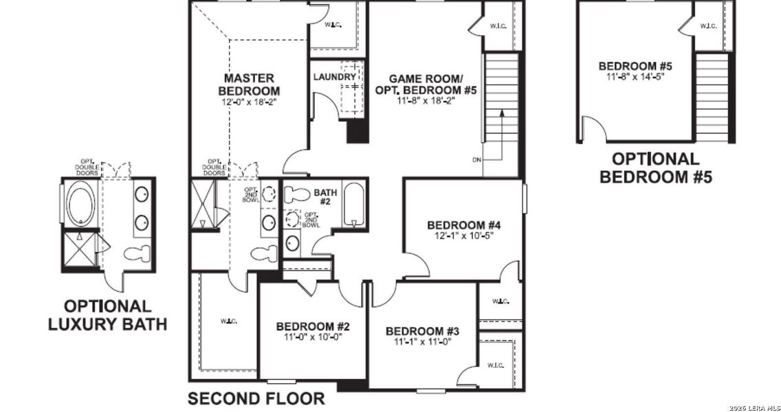 2D floor plan layout of this home in Agave, San Antonio, TX (Image 4).