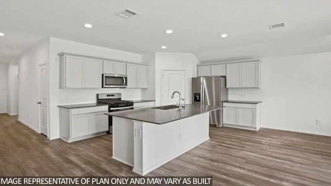 Furnished interior view inside a new home in New Waverly Station, New Waverly (Image 4).