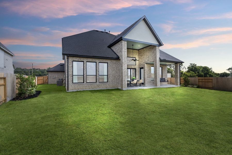 Exterior details and patio area of a home in Evergreen, Conroe (Image 27). Exterior details and patio area of a home in Evergreen, Conroe (Image 27).