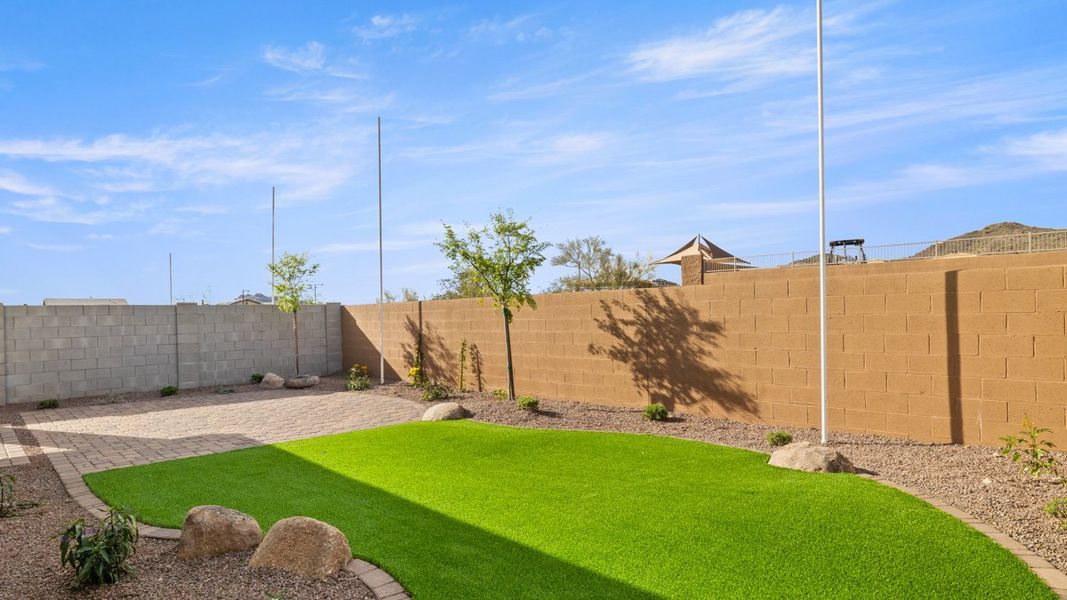 Exterior details and patio area of a home in Aloravita, Peoria (Image 26). Exterior details and patio area of a home in Aloravita, Peoria (Image 26).