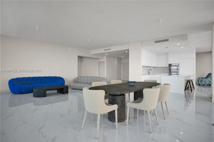 Furnished interior view inside a new home in , Miami (Image 5).