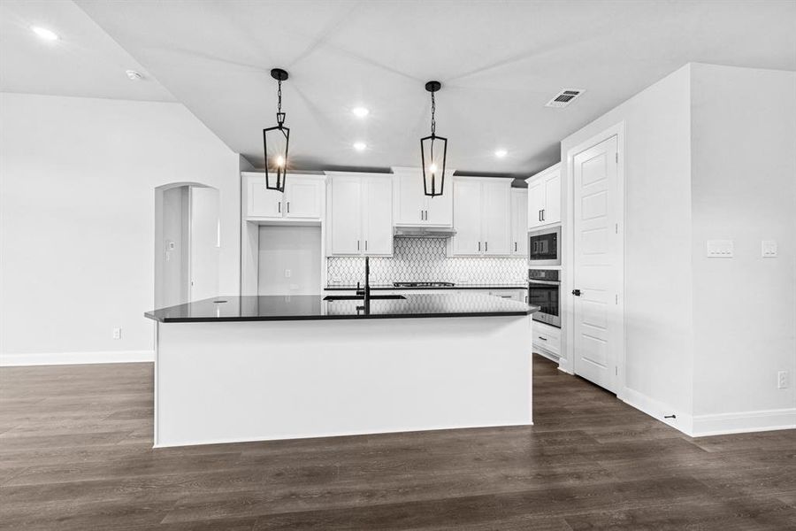 Furnished interior view inside a new home in South Pointe  Cottage Series, Mansfield (Image 13).