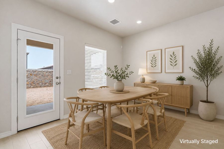 Representative furnished interior of a home built from the Poppy by View Homes in Paseos Del Este, El Paso (Image 7).
